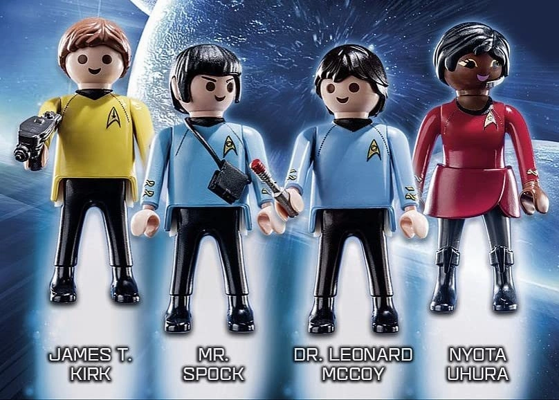 Playmobil Toys PLAYMOBIL Star Trek 71155 Star Trek Figure Set, 4 Collectible Figures for Star T