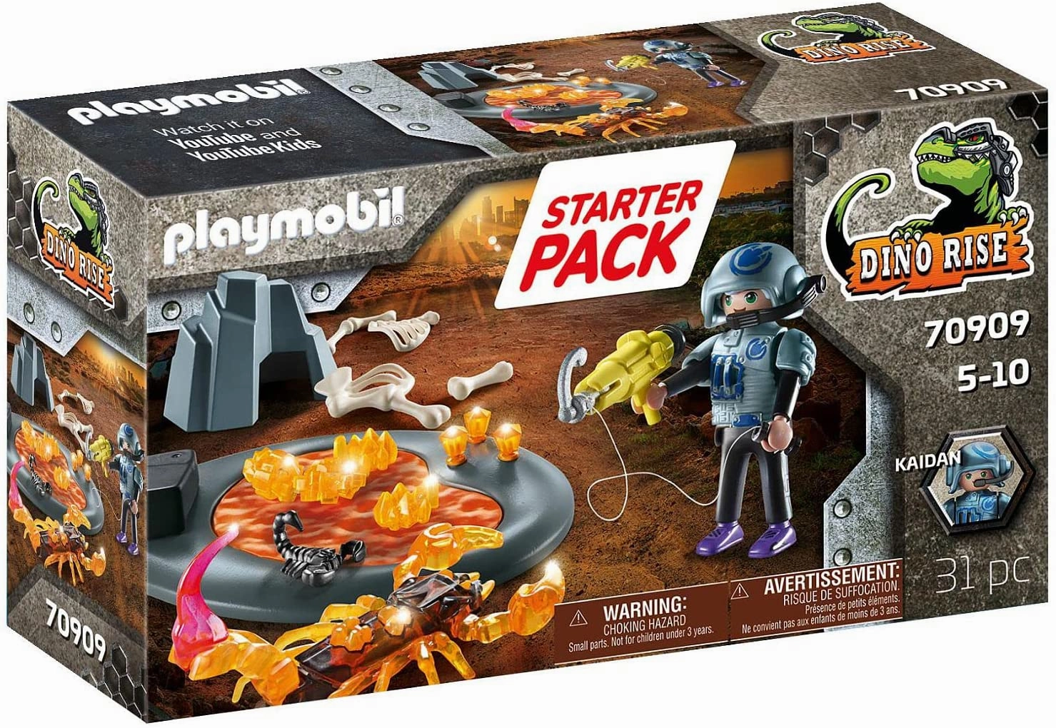 Playmobil Toys Playmobil STARTER PACK AGENT SCORPION