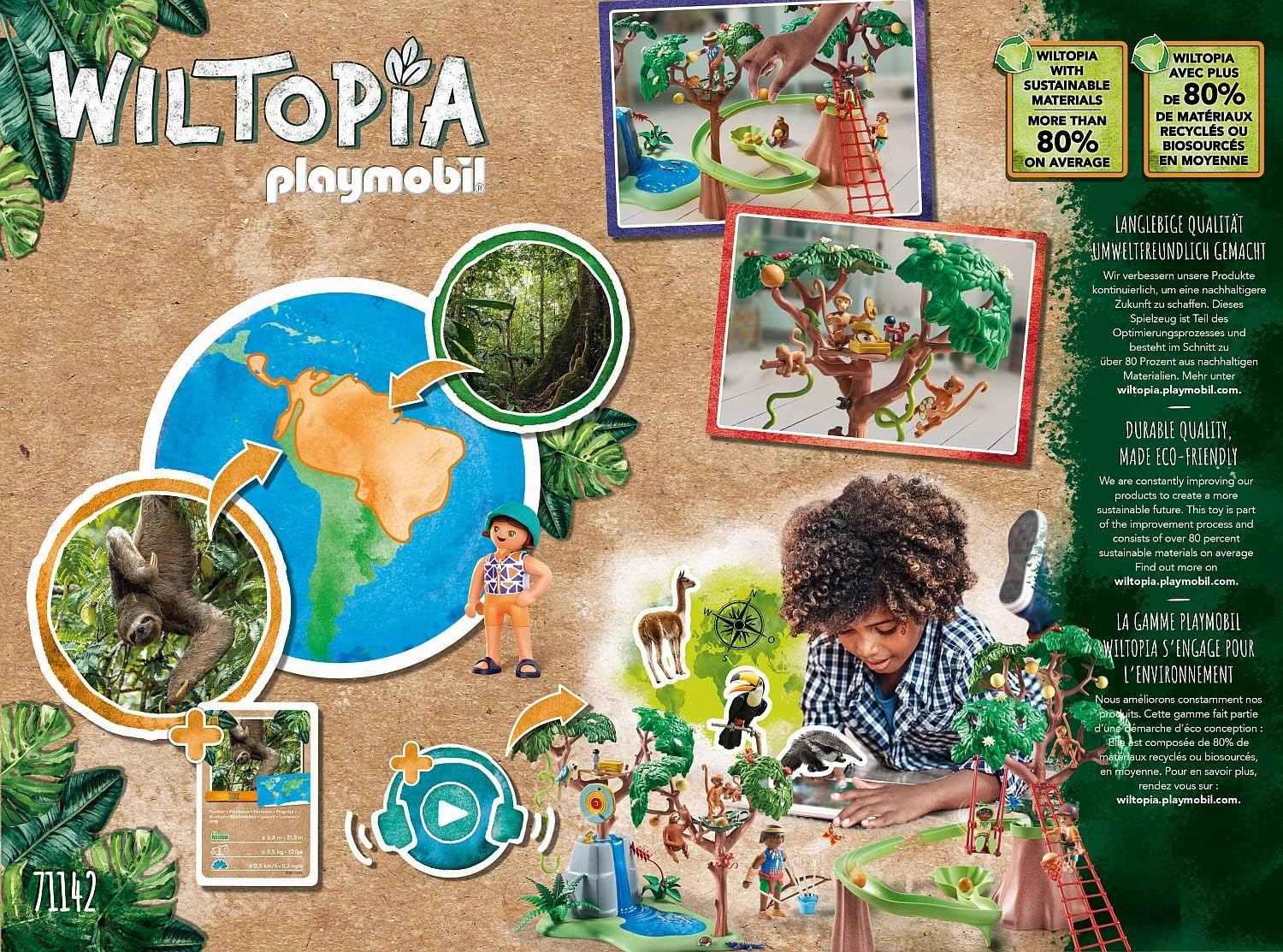 Playmobil Toys Playmobil Wiltopia Tropical Jungle Playground