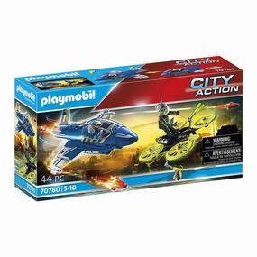 Playmobil Toys Police Jet with Drone