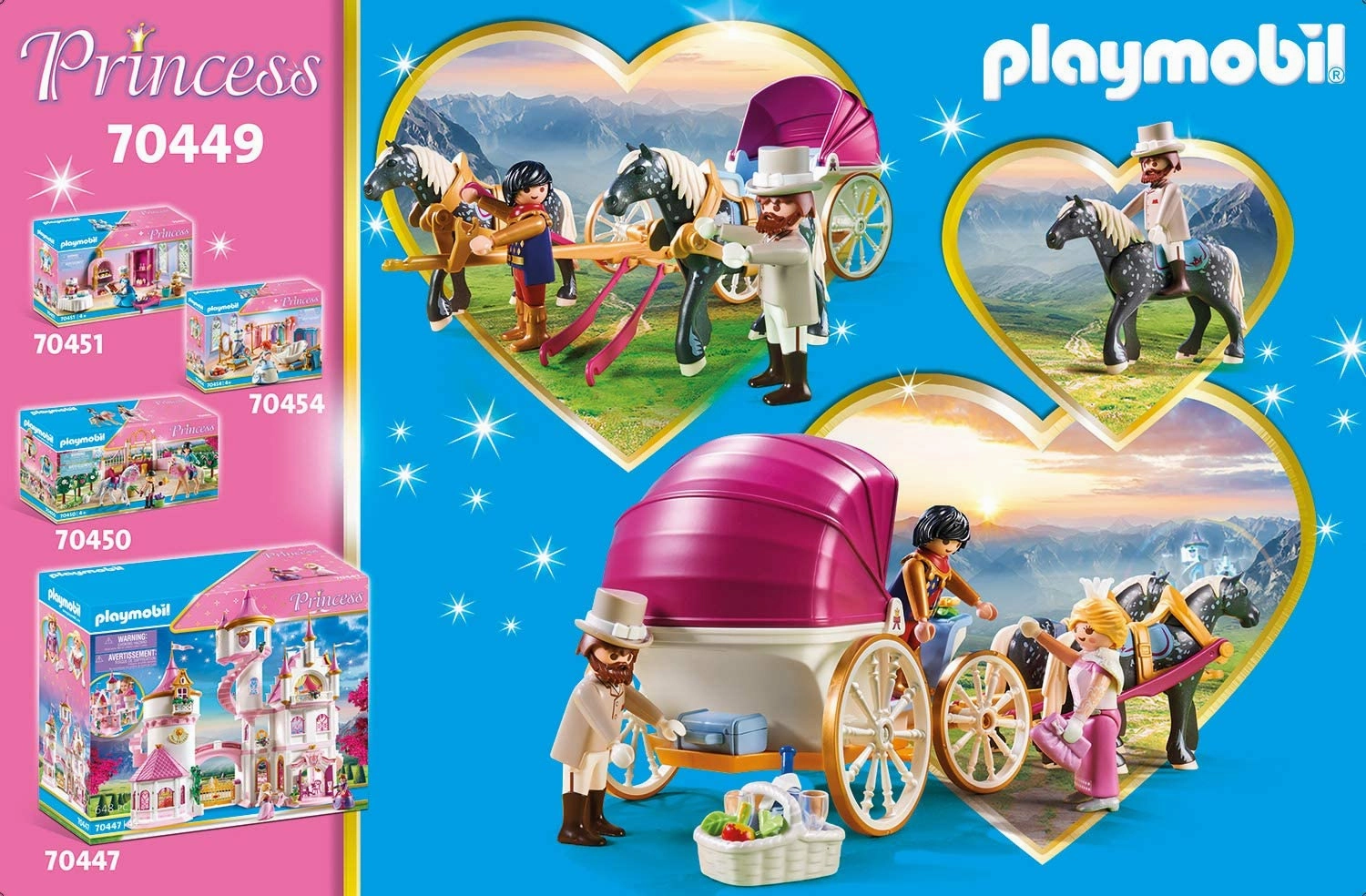 Playmobil Toys Princess - Horse-Drawn Carriage 70449