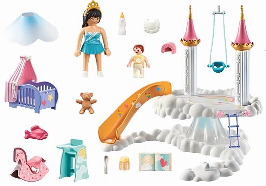 Playmobil Toys Princess Magic - Baby Room in the Clouds 71360