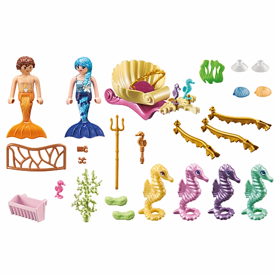 Playmobil Toys Princess Magic - Mermaid Seahorse Carriage 71500