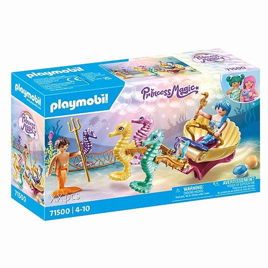 Playmobil Toys Princess Magic - Mermaid Seahorse Carriage 71500