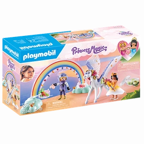 Playmobil Toys Princess Magic - Pegasus with Rainbow in the Clouds 71361