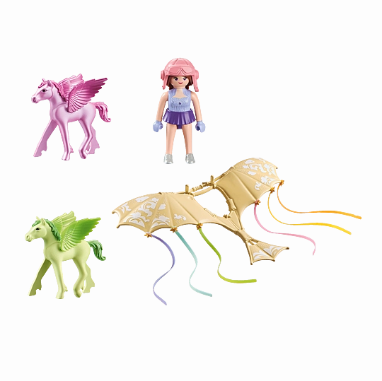 Playmobil Toys Princess Magic - Trip with Pegasus Foals in the clouds - 71363