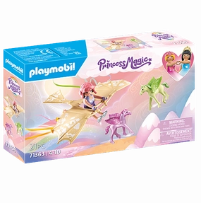 Playmobil Toys Princess Magic - Trip with Pegasus Foals in the clouds - 71363