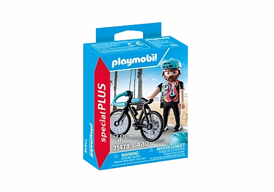 Playmobil Toys Road Cyclist Paul 71478