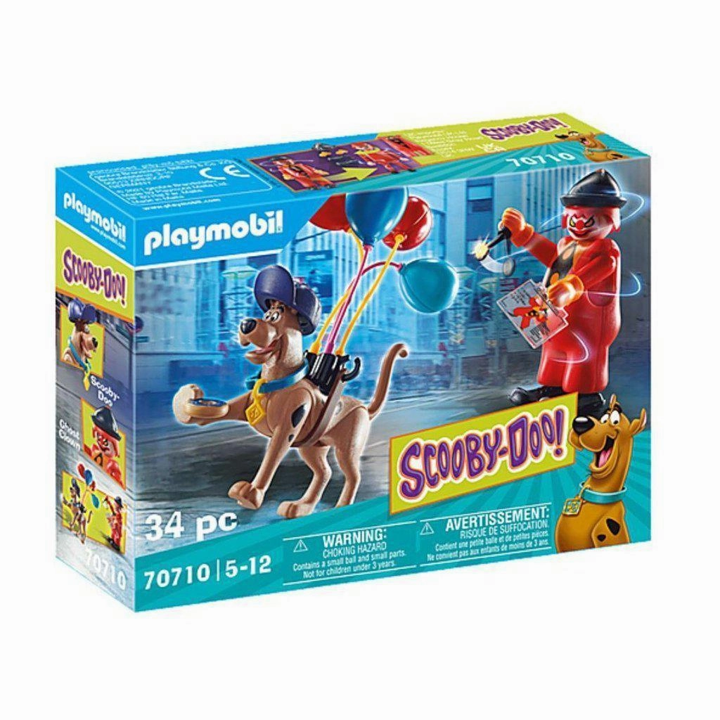 Playmobil Toys Scooby-Doo! Adventure with Ghost Clown