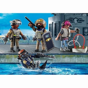 Playmobil Toys Tactical Unit Figure Set