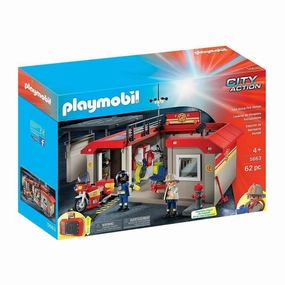 Playmobil Toys Take Along Fire Station