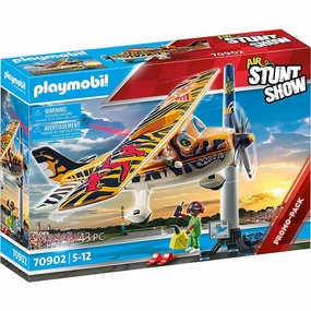 Playmobil Toys Tiger Propeller Plane Air Stunt Show
