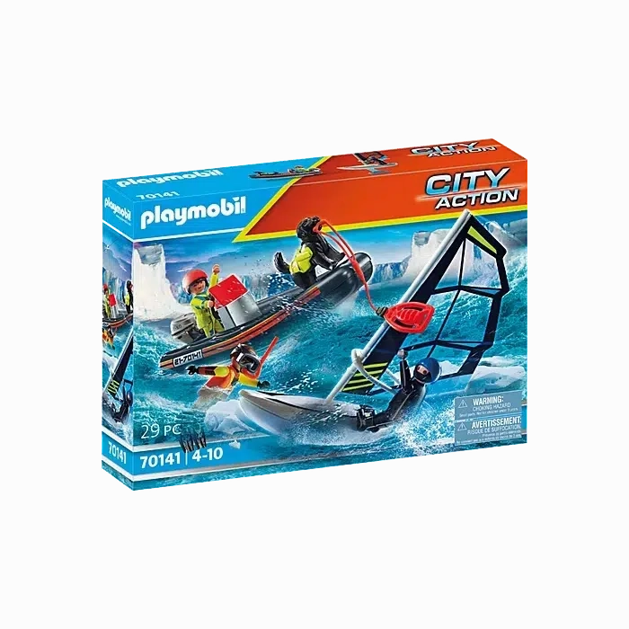 Playmobil Toys Water Rescue with Dog