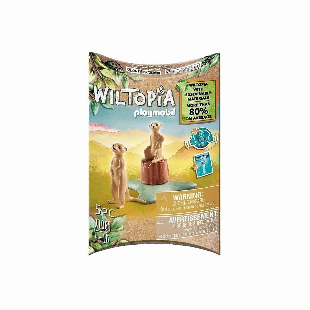 Playmobil Toys Wiltopia - Meerkats