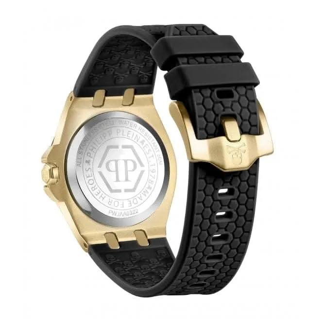 Montre pour femme Plein Extreme Lady en acier doré et noir PWJAA0322