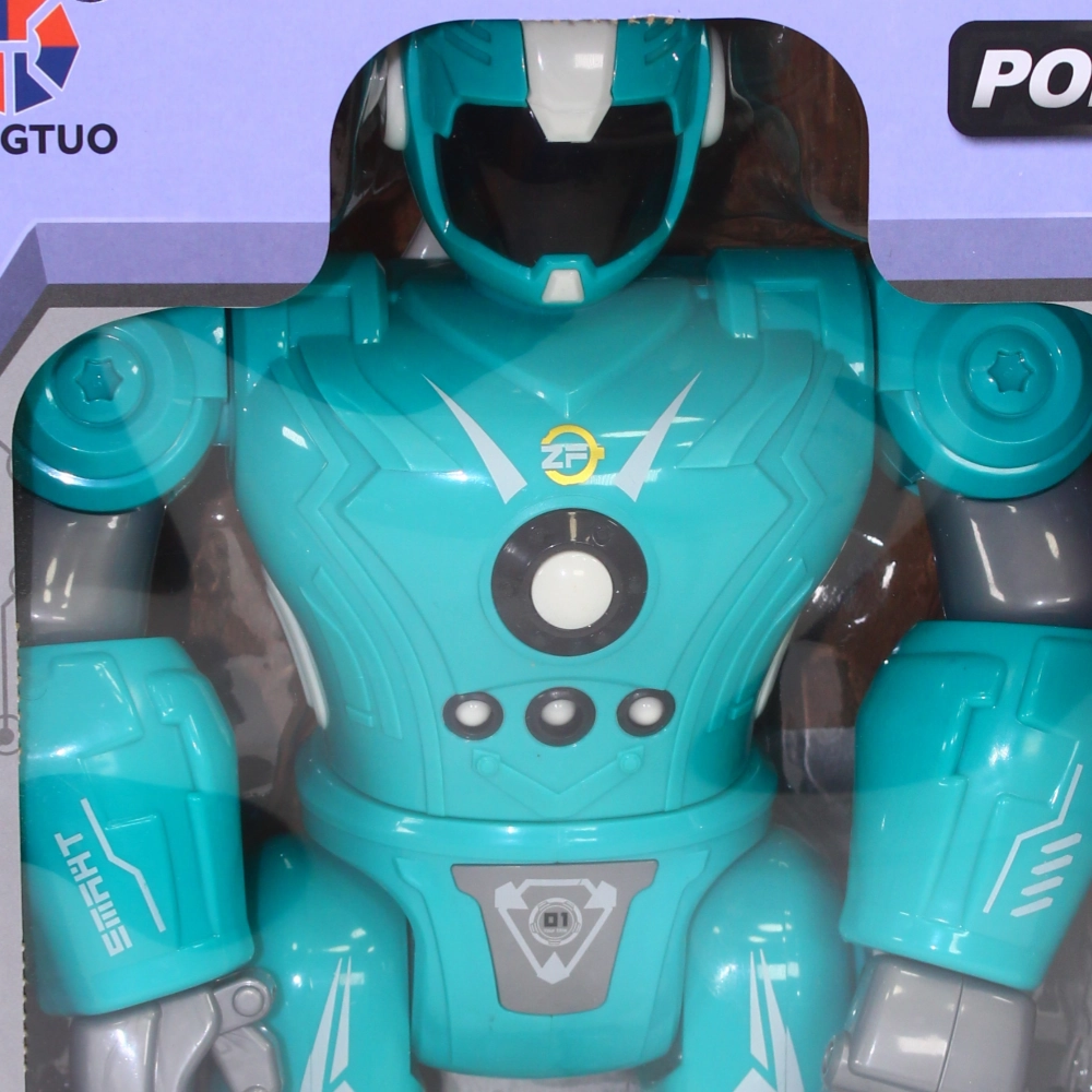 Police Robot Action Figure - Aqua