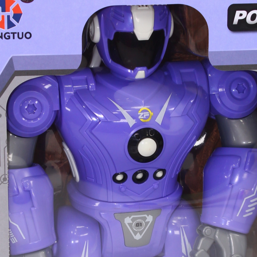 Police Robot Action Figure - Purple