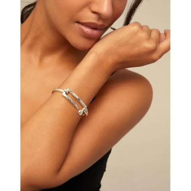 Bracelet en métal argenté énigmatique Unode50 Bijoux et Accessoires