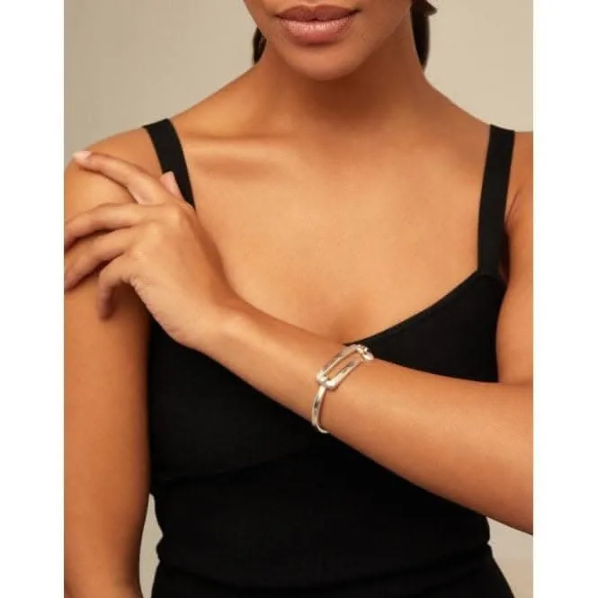 Bracelet en métal argenté énigmatique Unode50 Bijoux et Accessoires