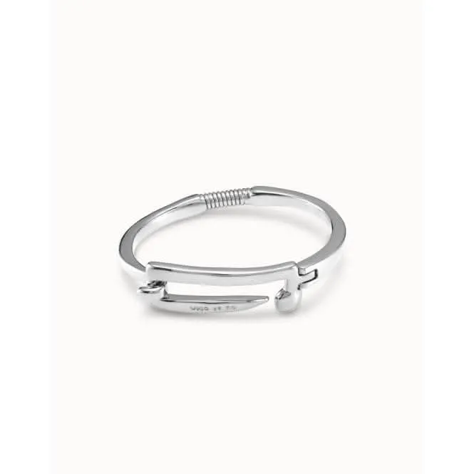 Bracelet en métal argenté énigmatique Unode50 Bijoux et Accessoires