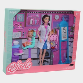 Q.Joele Doll Childrens Clinic Package  Little Doctors in Action