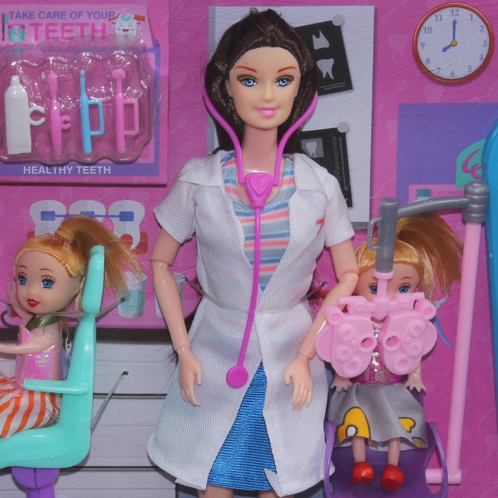 Q.Joele Doll Childrens Clinic Package  Little Doctors in Action