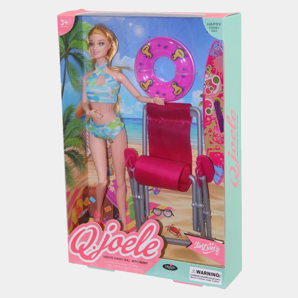 Q.Joele Doll  Light Blue Swimsuit