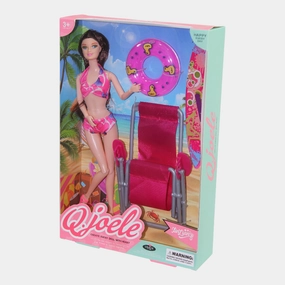 Q.Joele Doll  Pink Swimsuit