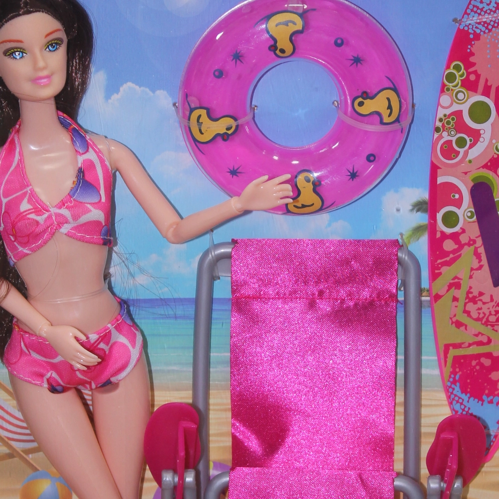 Q.Joele Doll  Pink Swimsuit