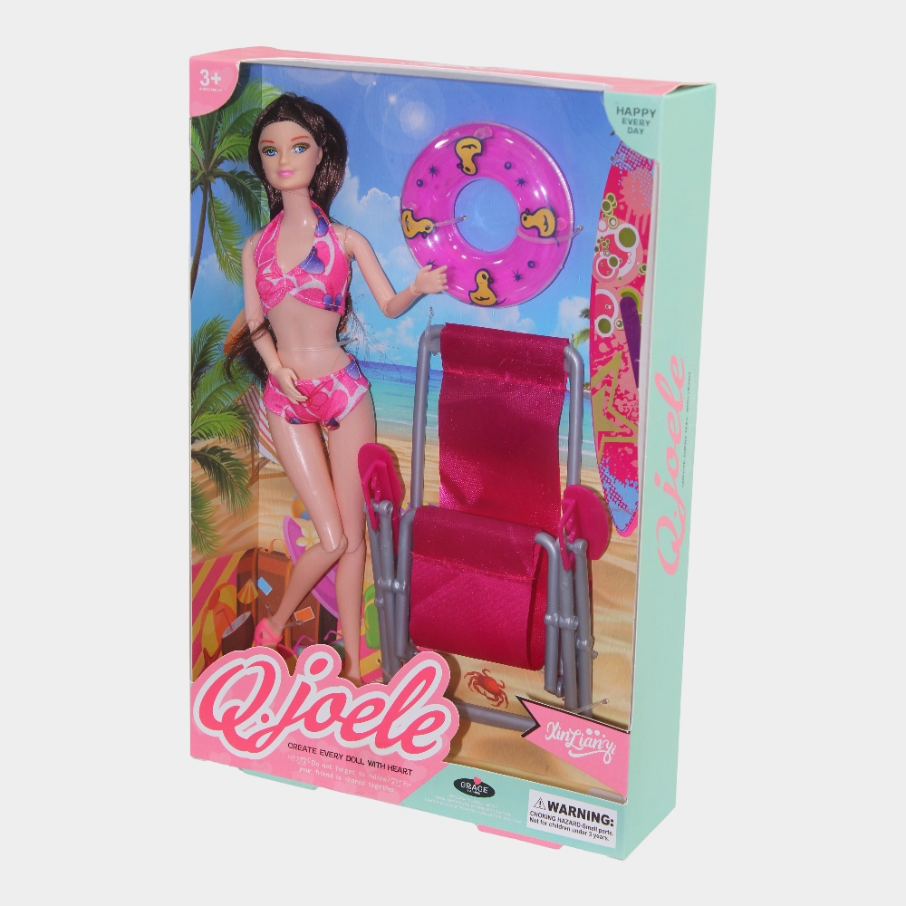 Q.Joele Doll  Pink Swimsuit