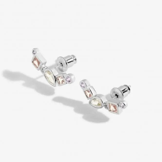Boucles d'oreille argentées à pierres précieuses Radiant Treasures 5833 Joma Jewellery