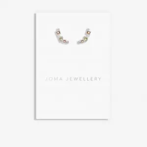 Boucles d'oreille argentées à pierres précieuses Radiant Treasures 5833 Joma Jewellery