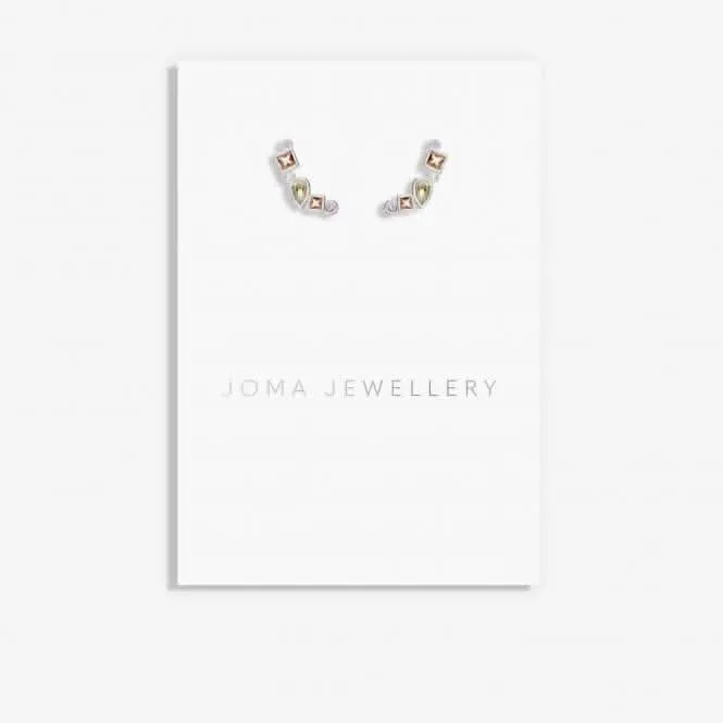 Boucles d'oreille argentées à pierres précieuses Radiant Treasures 5833 Joma Jewellery