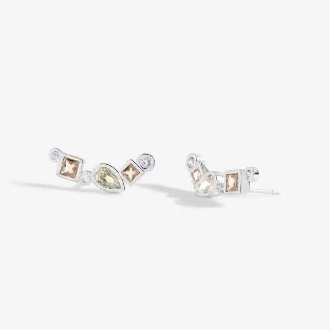 Boucles d'oreille argentées à pierres précieuses Radiant Treasures 5833 Joma Jewellery