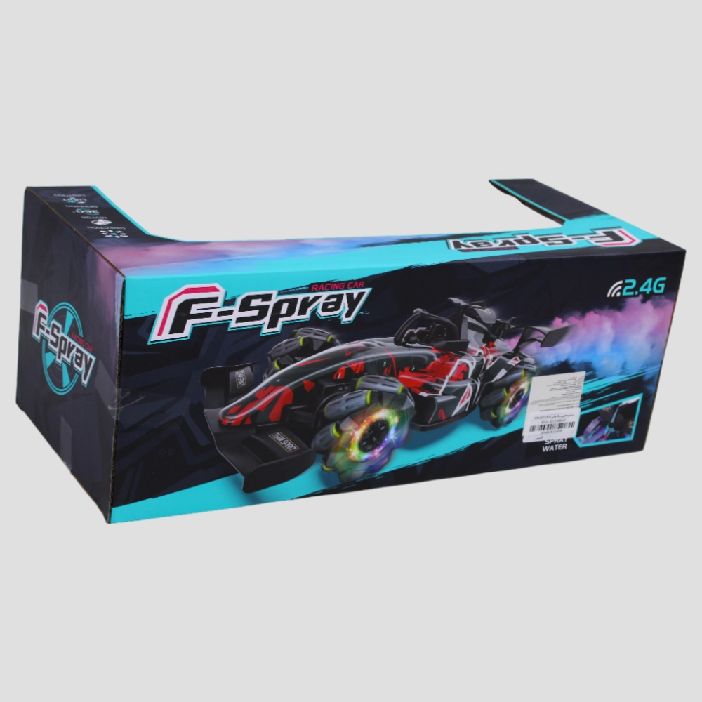 Remote Control Formula 1 Car with Smoke  Red