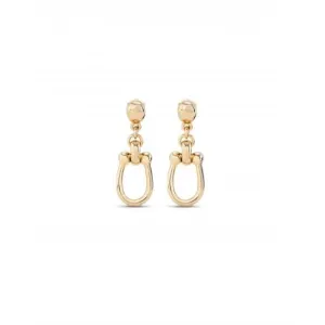 Boucles d'oreilles Serotonin en or plaqué 18k avec liens moyens PEN0944ORO0000U Unode50 Bijoux et Accessoires