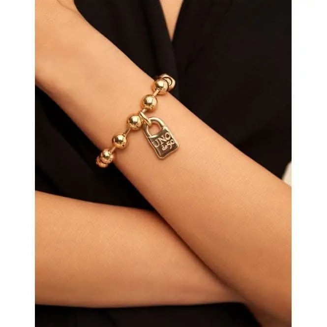 Bracelet en métal doré à motifs flocons de neige Unode50 Bijoux et Accessoires