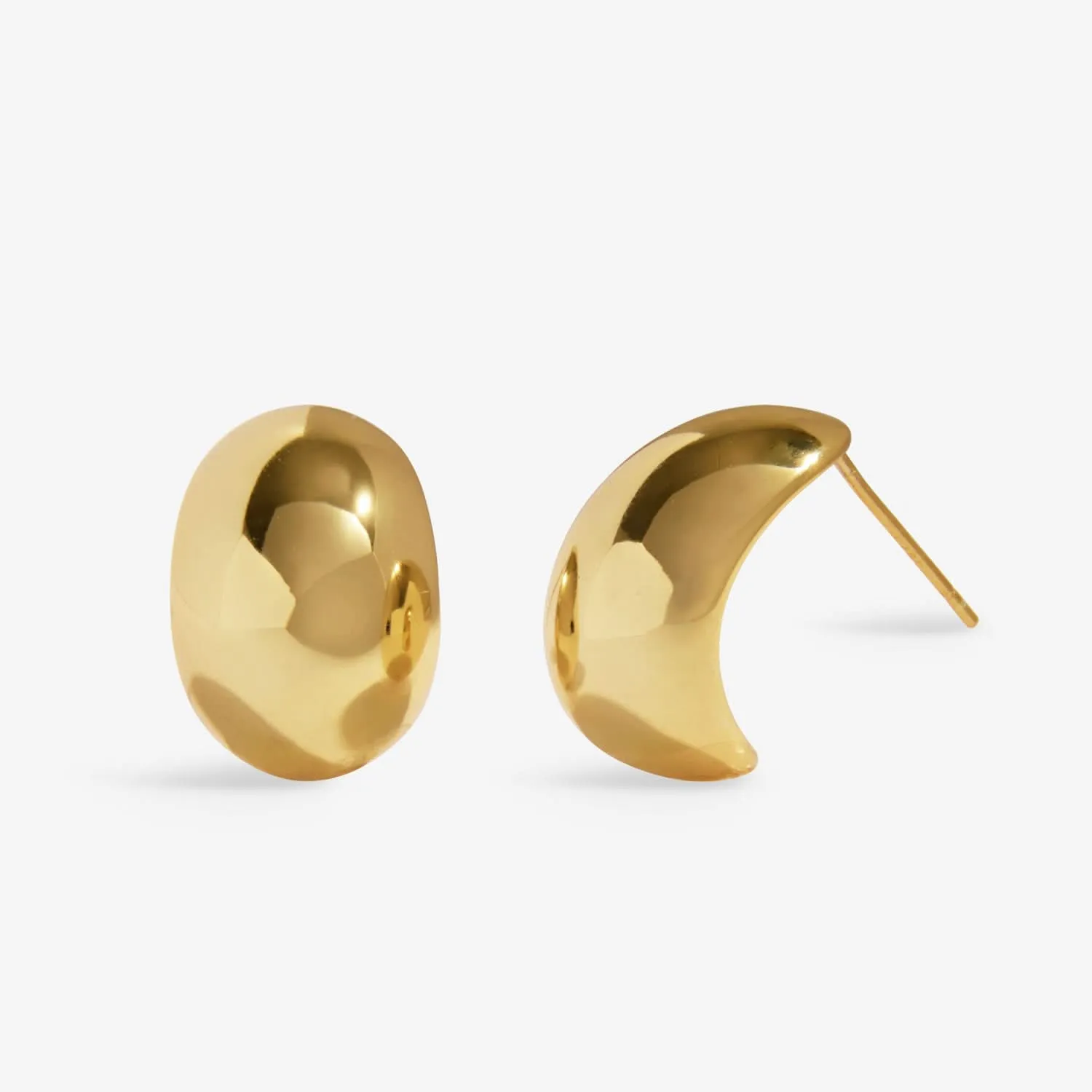 Ensemble de 2 boucles d'oreilles plaquées or de la déclaration Soul Shine Stack 8474 Joma Jewellery