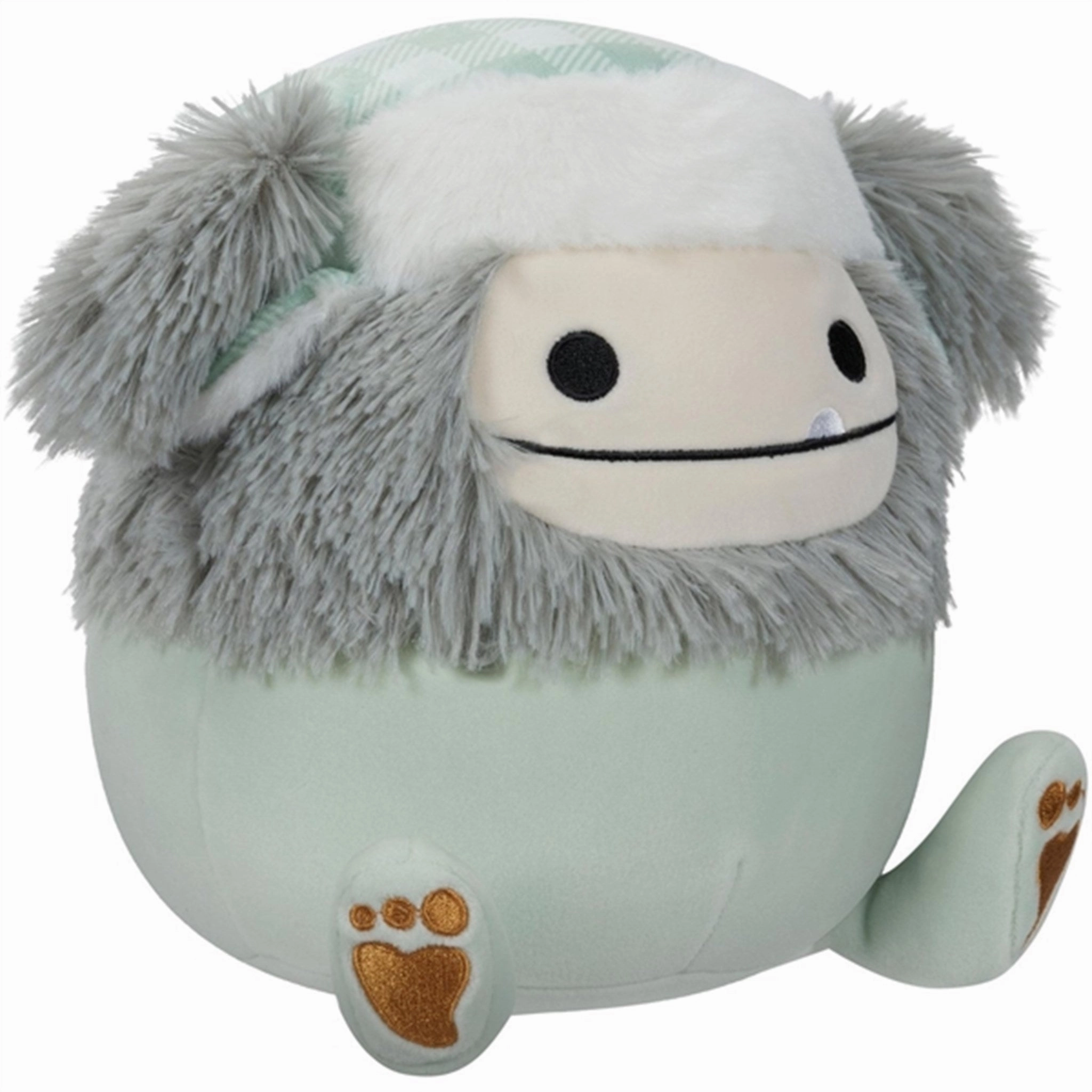 Squishmallows Christmas Evita the Grey Bigfoot 19 cm