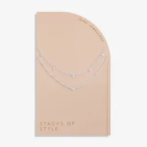 Piles de Style Cz Argent 45cm 40cm   5cm Collier 6335 Joma Jewellery