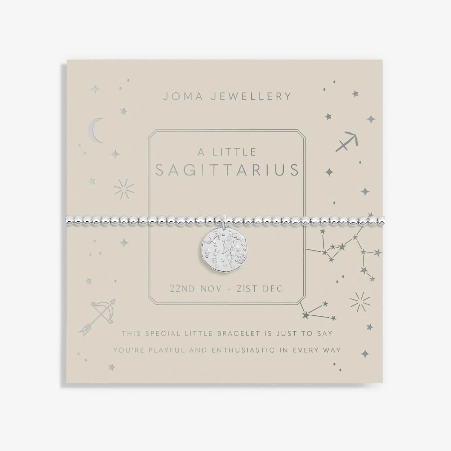 Bracelet en argent plaqué Petit Sagittaire 7440 Joma Jewellery