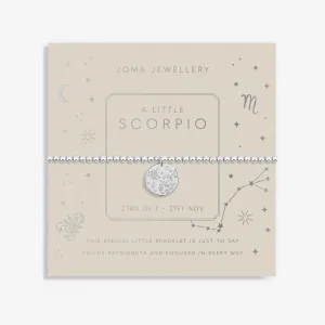 Bracelet en Argenté Petit Scorpion Signe Astrologique 7439 Joma Jewellery