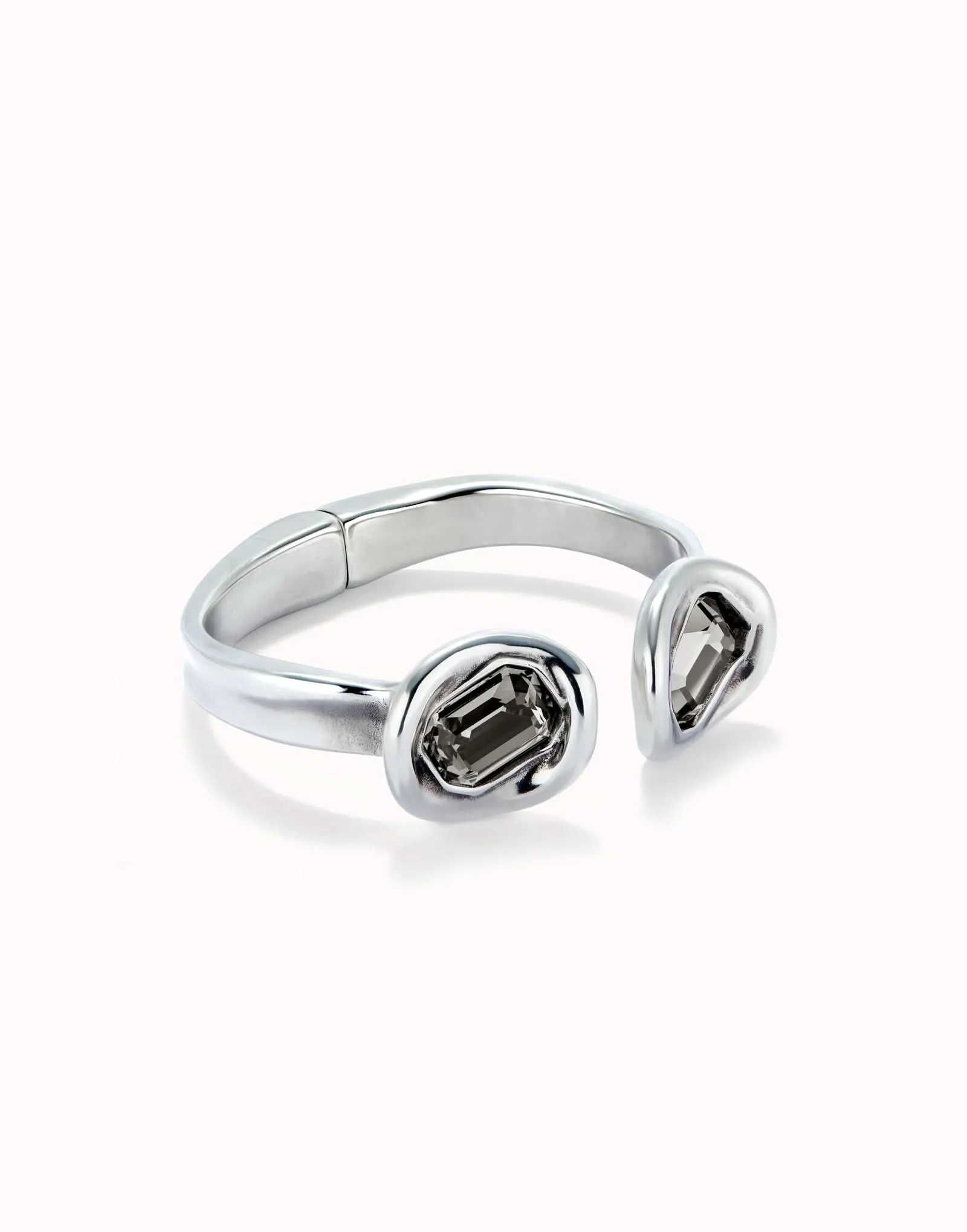 Bracelet en Cristal Gris Facetté Plaqué Argent Sterling PUL2453GRSMTL Unode50 Bijoux et Accessoires