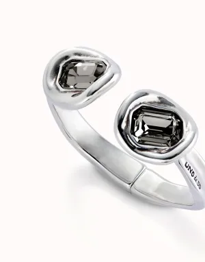 Bracelet en Cristal Gris Facetté Plaqué Argent Sterling PUL2453GRSMTL Unode50 Bijoux et Accessoires