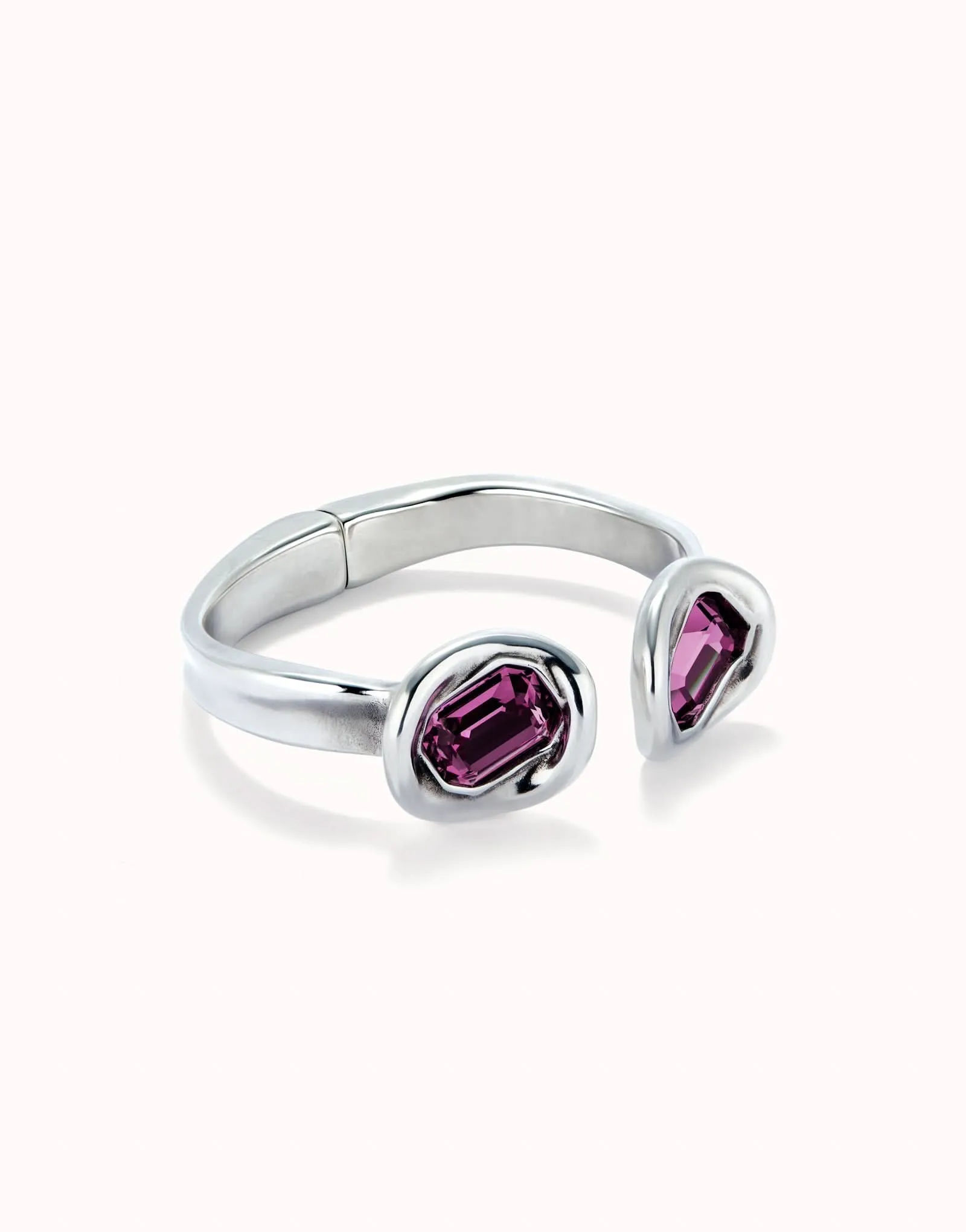 Bracelet en Cristal Facetté Rose Plaqué Argent Sterling PUL2453RSAMTL Unode50 Bijoux et Accessoires