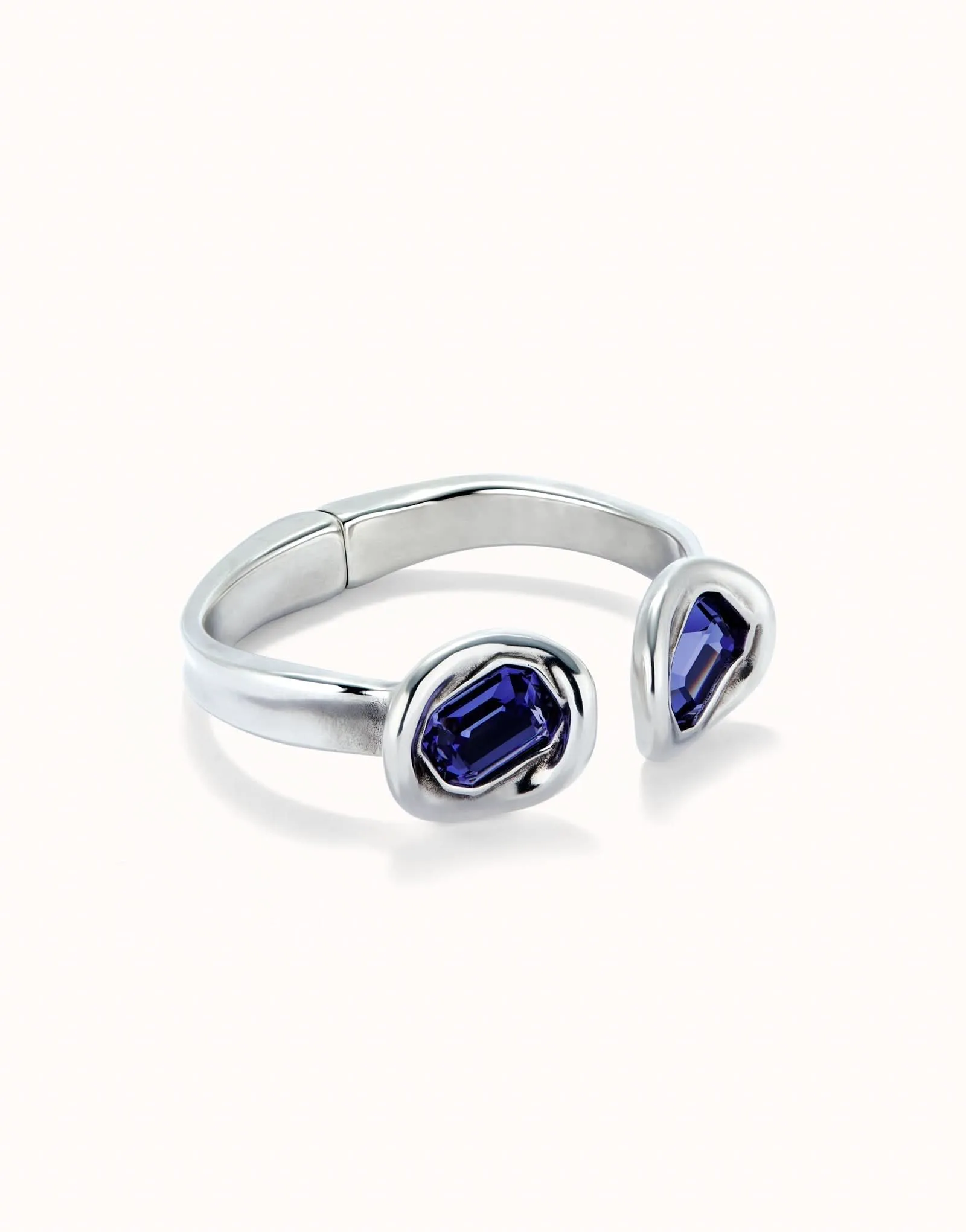 Bracelet en Cristal Facetté Violet Plaqué Argent Sterling PUL2453MORMTL Unode50 Bijoux et Accessoires