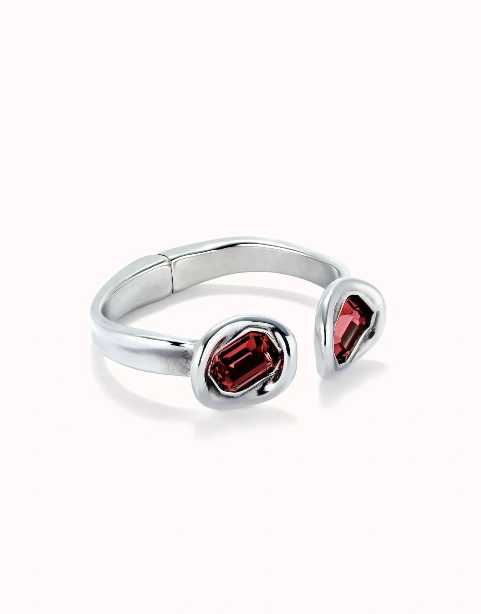 Bracelet en cristal rouge facetté plaqué argent sterling PUL2453ROJMTL Unode50 Bijoux et accessoires