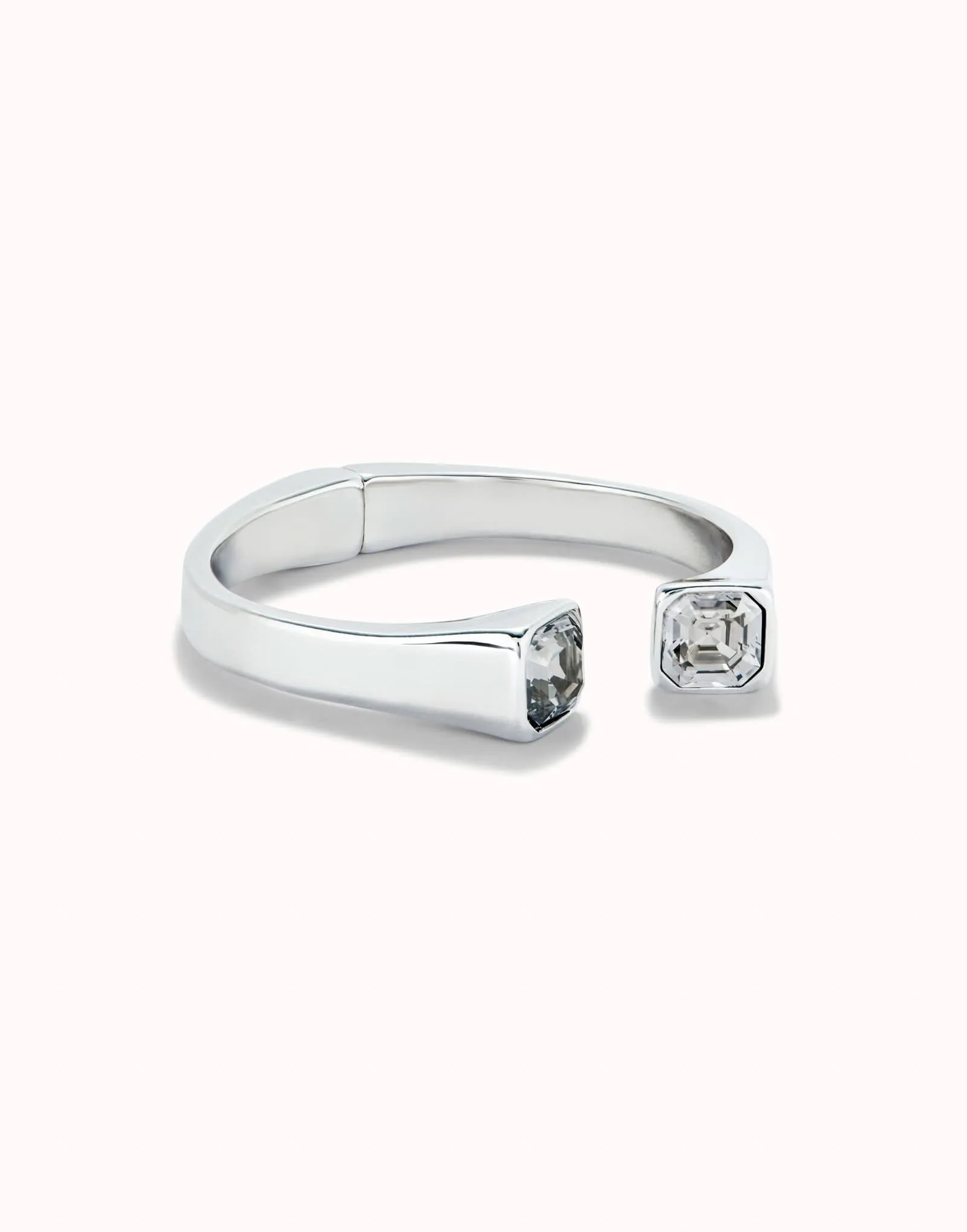 Bracelet en Cristal Facetté Blanc Plaqué Argent Sterling PUL2485BLNMTL Unode50 Bijoux et Accessoires