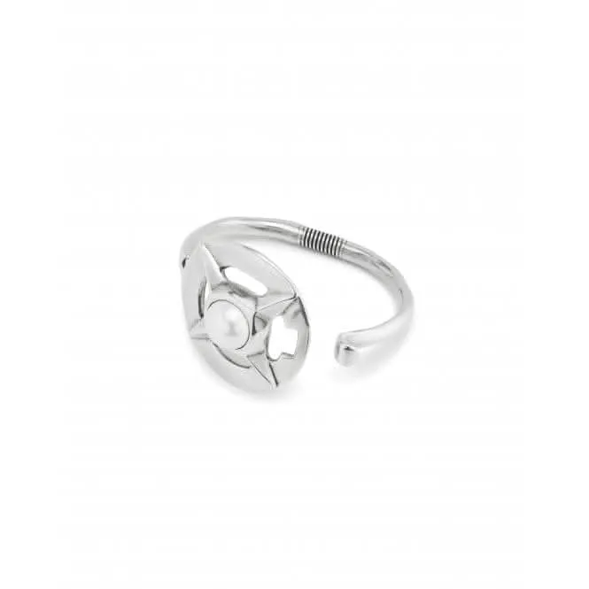 Bracelet en nacre avec grand maillon central plaqué argent sterling PUL2410BPLMTL0M Unode50 Bijoux et accessoires