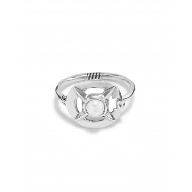 Bracelet en nacre avec grand maillon central plaqué argent sterling PUL2410BPLMTL0M Unode50 Bijoux et accessoires